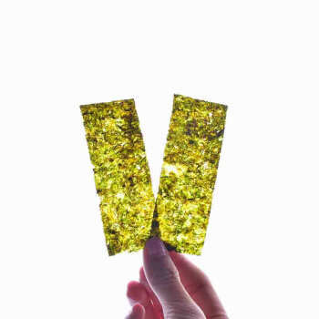 四洲紫菜原味即食海苔片40g 约50小包独立包装儿童休闲零食解馋小吃 商品图5