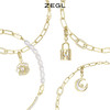 ZEGL设计师自定饰系列DIY一周星期项链手链女锁骨链配饰组合套装 商品缩略图7