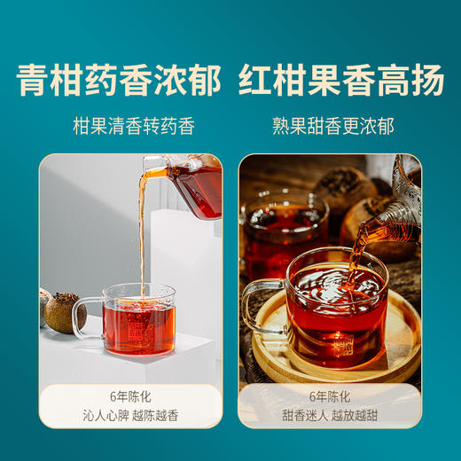 澜沧古茶2016年茶妈妈小青柑+2016年茶妈妈大红柑普洱熟茶双罐组合500g 商品图3