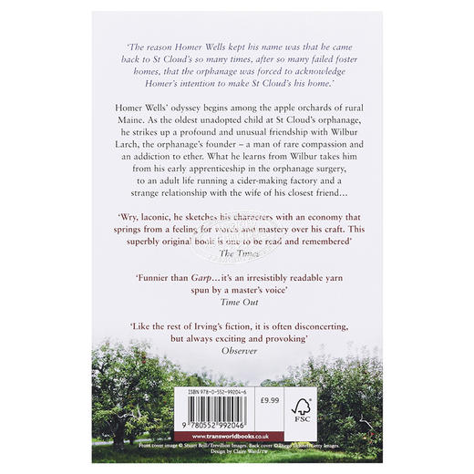 【中商原版】苹果酒屋的规则 豆瓣高分 英文原版 The Cider House Rules John Irving 商品图1