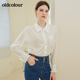 oldcolour2021秋季商场同款长袖衬衫女N31013145