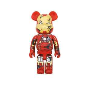 收藏系列 Be@rbrick 1000%系列 钢铁侠MK7战损版