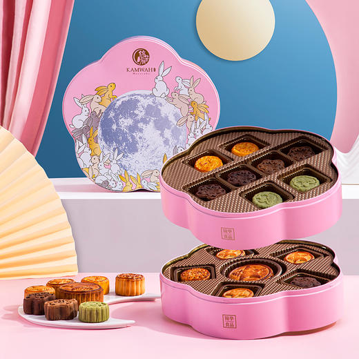锦华玉兔揽月月饼礼盒【双层】860g 商品图3