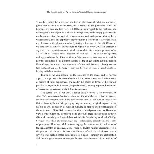 The Intentionality of Perception: An Updated Husserlian Approach（感知意向性：一个新进的胡塞尔式进路）/Laasik Kristjan/ 商品图2