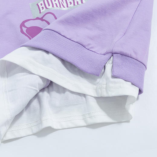 贝贝怡童装春秋温柔甜美卫衣套装女童时髦洋气运动两件套 商品图8