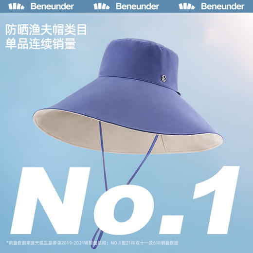 BENEUNDER 蕉下  穹顶系列倍护（挽檐）防晒渔夫帽 商品图1