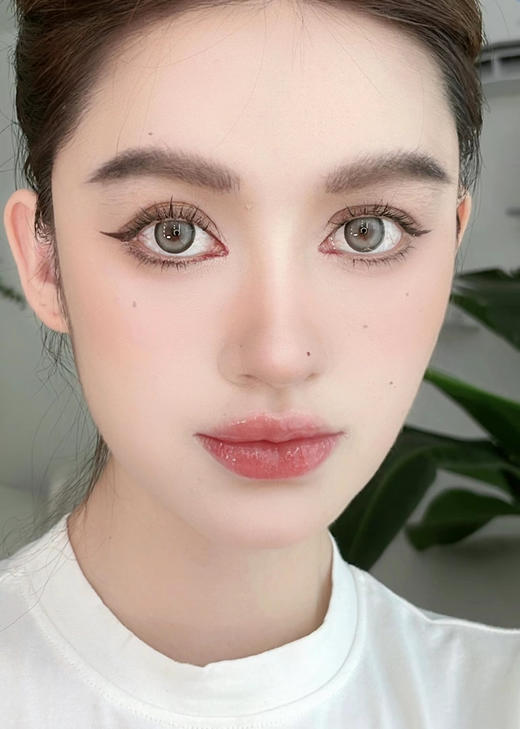 con4u 魔女啾啾jojo 灰 14.5mm 年抛 含硅水凝胶 有同款日抛 商品图3