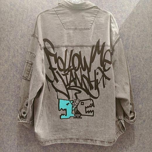 坚持我的  21年秋款 休闲印花衬衫  311005501 商品图1