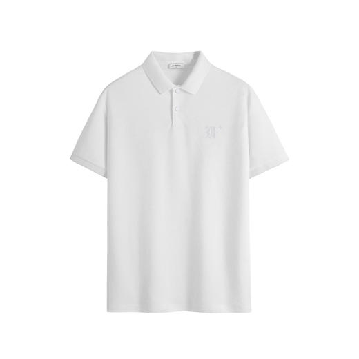 HIM漢崇 POLO潮流男士2026夏季新款简约压花商务休闲百搭短袖上衣 商品图4