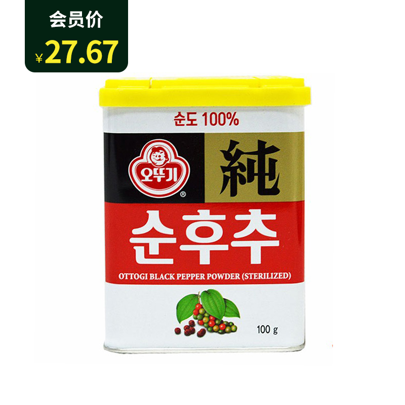 오뚜기후추가루不倒翁黑胡椒粉100g罐装