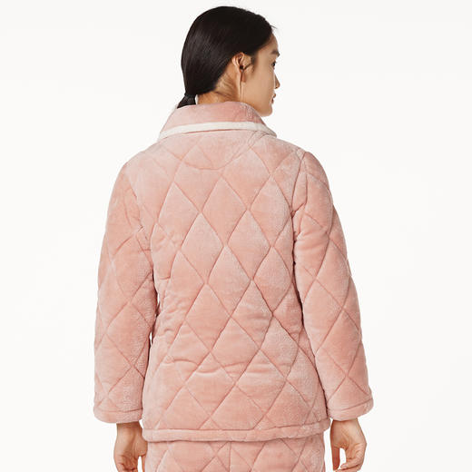 都市丽人睡衣三层夹棉法兰绒夹棉家居服长袖类LH21L8 商品图2
