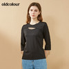oldcolour2021秋季商场同款中袖T恤女N31022153 商品缩略图3