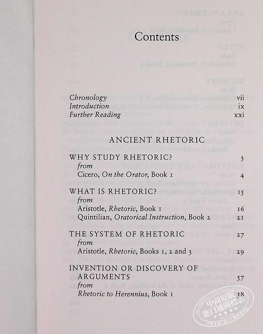 预售 【中商原版】Ancient Rhetoric 英文原版 古代修辞学：从亚里士多德到菲罗斯特拉斯 Thomas Habinek 商品图5