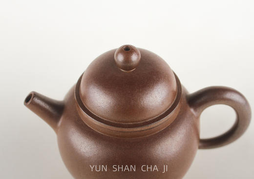 泥兴陶水平壶纯手工功夫茶壶120毫升 商品图3