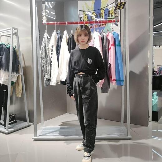 312117222坚持我的/jasonwood  21年秋季新品女款牛仔长裤 商品图0