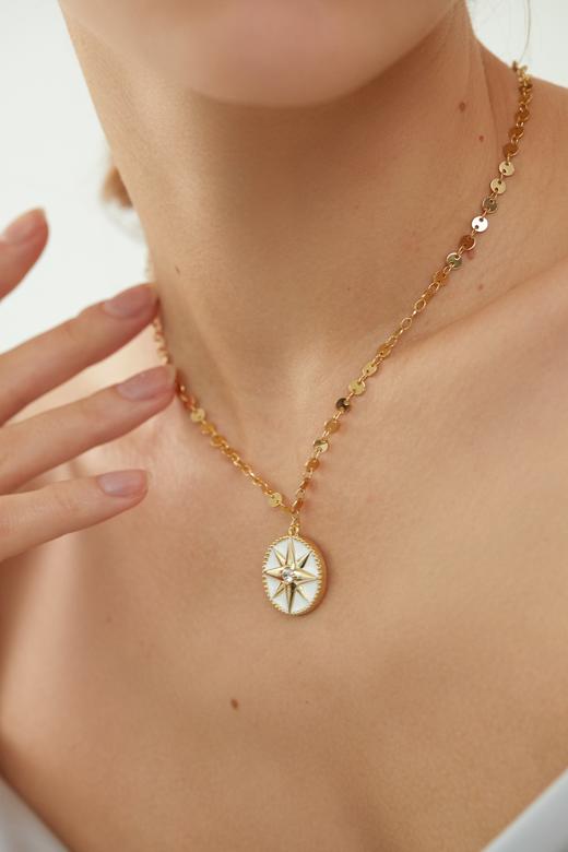 SOL DE VERANO Star Gilded Splendour 系列芒星金彩项链 商品图1