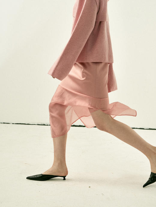 Viktoria Chan | AW22004 Josie stiff skirt [半身裙 粉 / 黑 / 白 ] 商品图0