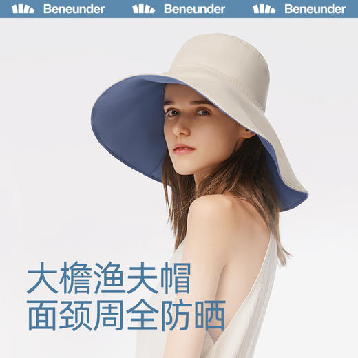 BENEUNDER 蕉下  穹顶系列倍护（挽檐）防晒渔夫帽 商品图2