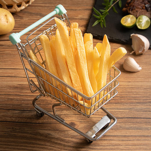 雪川薯味 3/8冷冻粗薯条 500g 1袋 原味 国产薯条半成品 方便速食菜（早餐 午餐 晚餐 夜宵）炸鸡西餐小食 商品图5