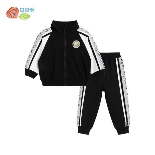 贝贝怡儿童外套套装春秋男童中大童休闲长袖上衣长裤洋气221T2438
 商品图4