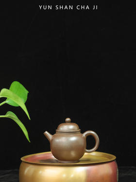 泥兴陶水平壶纯手工功夫茶壶120毫升