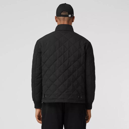 BURBERRY 巴宝莉 男士钻石绗缝恒温夹克外套棉服 黑色 8047934 A1189 商品图2