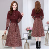 YWE WX4269优雅碎花针织两件套连衣裙 商品缩略图3