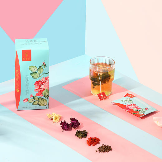 积分兑换：花养花 玫瑰杞菊决明茶 45g/10包 商品图1