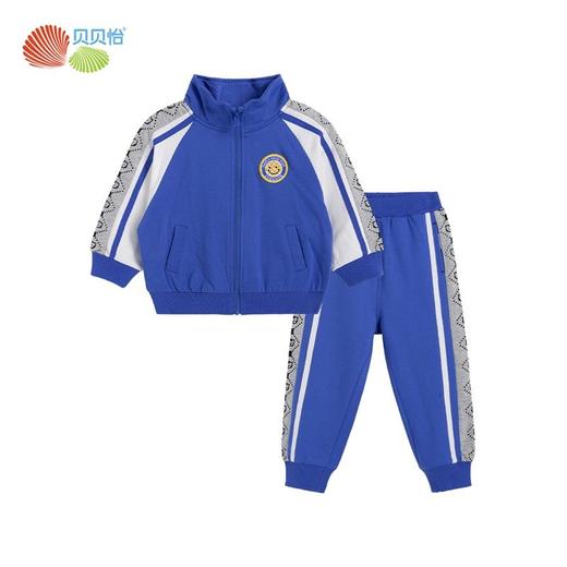 贝贝怡儿童外套套装春秋男童中大童休闲长袖上衣长裤洋气221T2438
 商品图3
