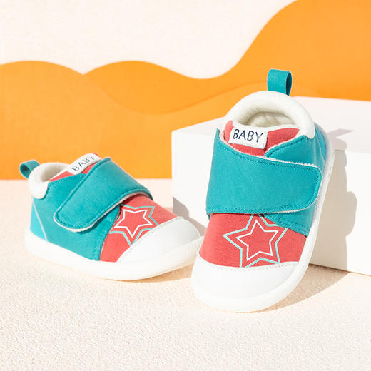 贝贝怡童鞋秋冬新品男女宝宝加绒保暖学步鞋宝宝轻便可爱鞋子224X428 商品图4