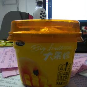 完达山大果粒风味发酵乳盒装180g 黄桃+芒果