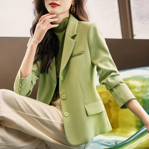 新款韩版，气质休闲小个子短款小西装外套XZ689 商品图1