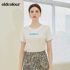 oldcolour2021秋季商场同款短袖T恤女N31021108 商品缩略图0