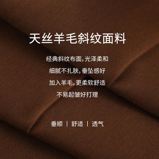 玳莎宽松西装百搭直筒裤女2022早秋新款通勤显瘦垂感小个子阔腿裤   CC36304 商品图3