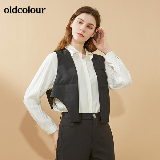 oldcolour2021秋季商场同款气质长袖衬衫女N31013114 商品图2