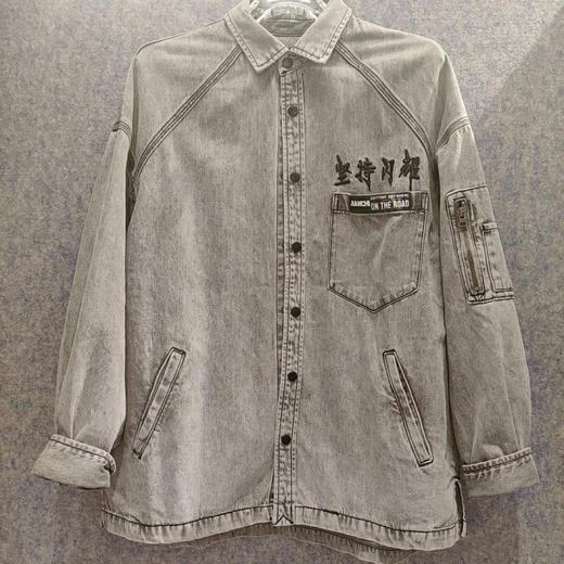 坚持我的  21年秋款 休闲印花衬衫  311005501 商品图0