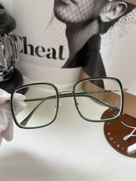 客配 墨绿色框架 325/325+50/75散光 +1.61防蓝光