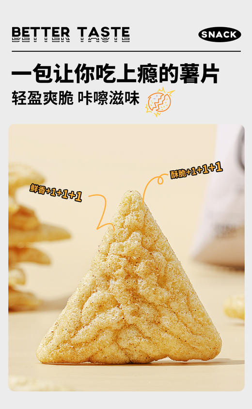 【渠道】食验室 鸡胸肉/鳕鱼肉薯片 轻卡非油炸膨化健康零食30g/袋 商品图1