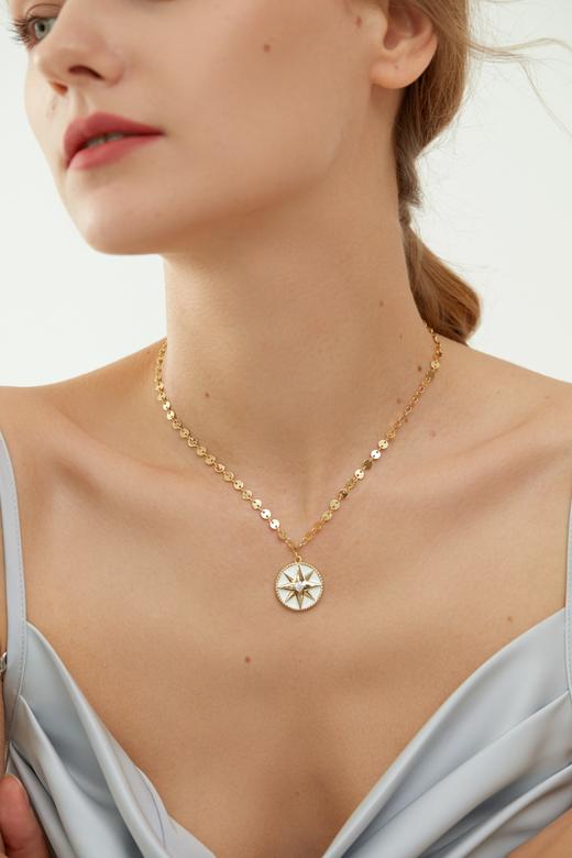 SOL DE VERANO Star Gilded Splendour 系列芒星金彩项链 商品图2
