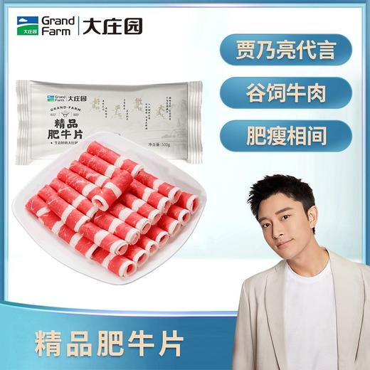 大庄园 精品肥牛肉片肉卷 500g/袋(新老包装随机发货）冷冻牛肉 商品图2