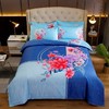 简约磨毛四件套被套床单四季通用床上用品单人宿舍床三件套大版花 FYJ-MDS1 商品缩略图0