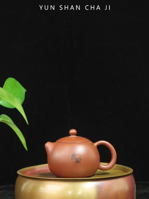 西施紫砂壶叁娘纯手工朱泥功夫茶具230毫升 商品图0