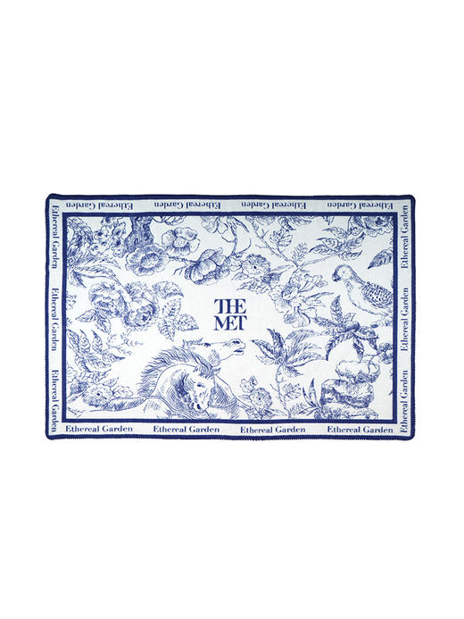 大都会艺术博物馆欧式中国风艺术双面提花锁边羊毛空调毯毛毯 商品图4