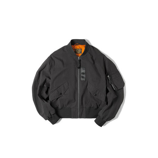 马登美式飞行员外套女立领夹克工装外套短款棒球服上衣春秋女 商品图5