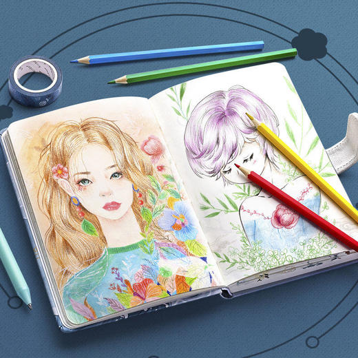 见鹤归精装本创意记事本复古中国风手账 商品图5