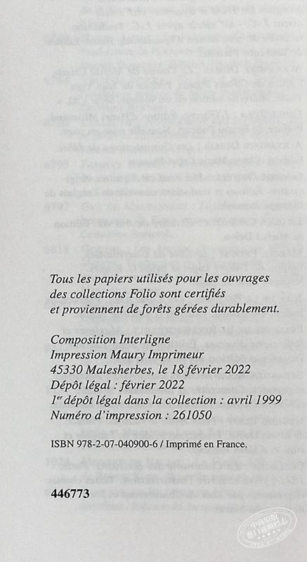 【中商原版】兰波 地狱一季 Poesies 法文原版 Jean Nicolas Arthur Rimbaud 阿蒂尔 兰波 超现实主义诗歌鼻祖 商品图8