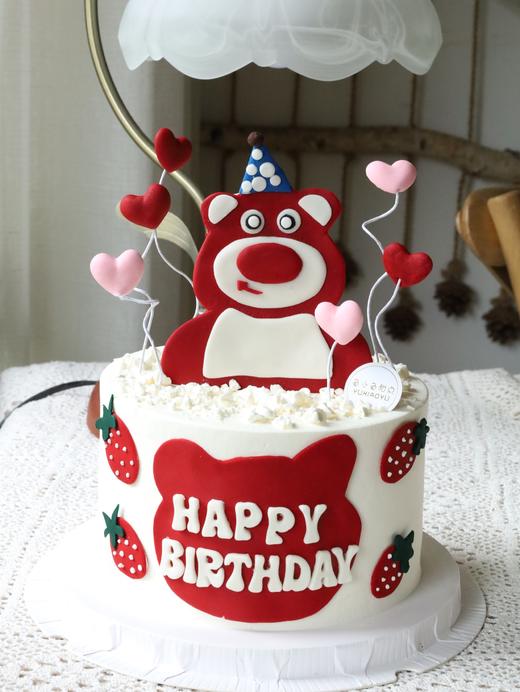 可爱翻糖草莓熊 商品图0