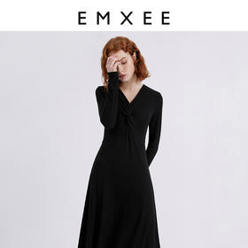 嫚熙孕妇连衣裙秋冬外穿时尚设计感孕期大码宽松中长款提花A字裙