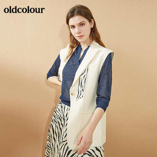 oldcolour2021秋季商场同款气质马夹女N31032146 商品图1