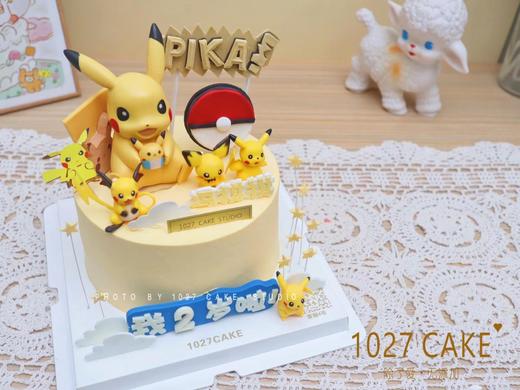 1027CAKE | 宠物小精灵  主题蛋糕 皮卡丘 商品图2